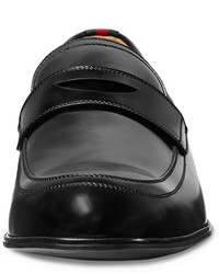 Gucci Ravello Leather Penny Loafer Black