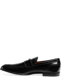 Gucci Ravello Leather Penny Loafer Black