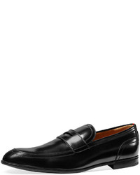 Gucci Ravello Leather Penny Loafer Black