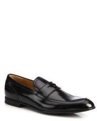 Gucci Ravello Leather Penny Loafers