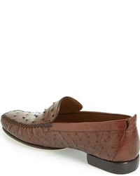 Mezlan Rollini Ostrich Leather Loafer