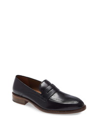 Johnston & Murphy Sayer Brogued Penny Loafer