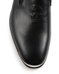 Alexander McQueen Skull Leather Slippers