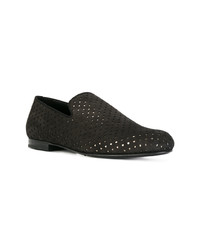 Jimmy Choo Sloane Star Perforated Loafers