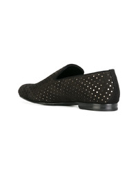 Jimmy Choo Sloane Star Perforated Loafers