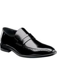Stacy Adams Butler 20136 Black Leather Penny Loafers