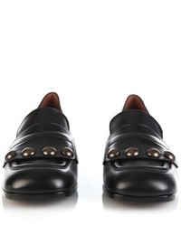 Tomas Maier Studded Leather Loafers