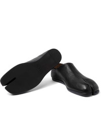 Maison Margiela Tabi Collapsible Heel Split Toe Leather Loafers