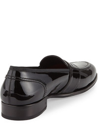 Tom Ford Taylor Patent Leather Penny Loafer Black