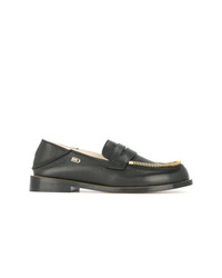 Le Mocassin Zippe Textured Loafers