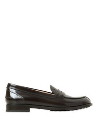 Tod's 20mm Brushed Leather Loafers