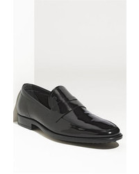 Tod's Gomma Penny Loafer Black Leather 95us 85uk M