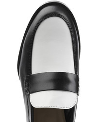Karl Lagerfeld Two Tone Leather Loafers