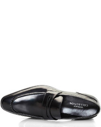 Versace Black Penny Loafers
