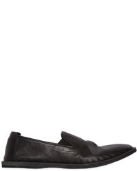 Officine Creative Washed Leather Slip On Loafers