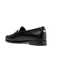 RE/DONE Weejuns The Whitney Patent And Lizard Effect Leather Loafers