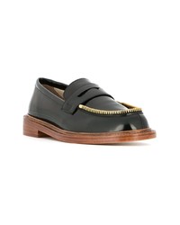Le Mocassin Zippe Zip Detail Loafers