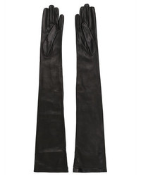 Long Nappa Leather Gloves