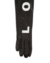 Versace Love Long Nappa Leather Gloves