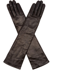 Agnelle Opera Long Leather Gloves