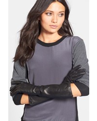 Vince Camuto Perforated Leather Gloves