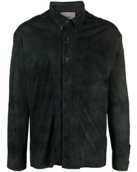 FREI-MUT Distressed Effect Leather Shirt