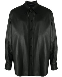 Dolce & Gabbana Lambskin Button Down Shirt