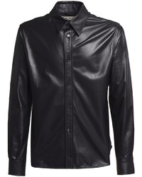 Marni Long Sleeve Leather Shirt
