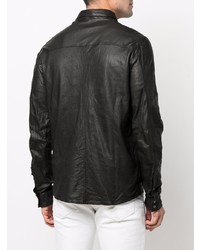 Giorgio Brato Longsleeved Leather Shirt