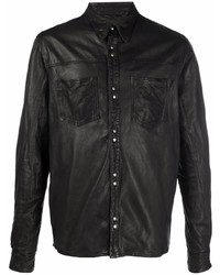 Giorgio Brato Longsleeved Leather Shirt