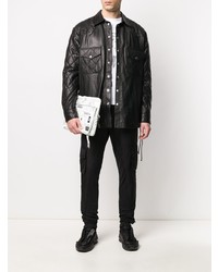 Faith Connexion Quilted Leather Shirt