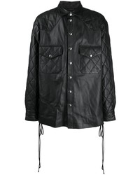 Faith Connexion Quilted Leather Shirt