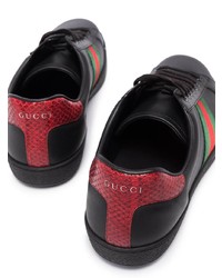 Gucci Ace Web Stripe Sneakers