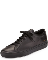 Common Projects Achilles Low Top Sneakers Black