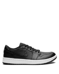 Jordan Air 1 Golf Low Black Croc Sneakers