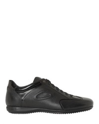 Alberto Guardiani Grained Leather Sneakers