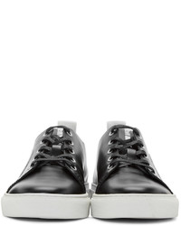 McQ Alexander Ueen Black And White Chris Sneakers
