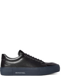 Armando Cabral Two Tone Perforated Leather Sneakers
