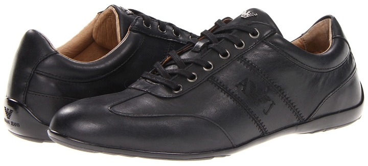 armani shoes leather