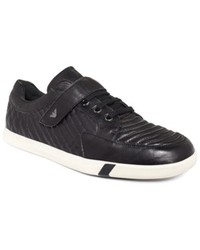 Armani Jeans Quilted Leather Low Top Sneakers Shoes
