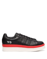 Y-3 Artificial Leather Flatform Sneakers