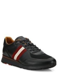 Bally Aston Leather Low Top Sneakers