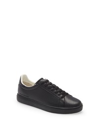 Armani Exchange Ax Low Top Sneaker In Solid Black At Nordstrom