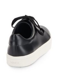 Vince Bale Leather Lace Up Sneakers