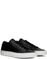 Common Projects Black Achilles Low Sneakers