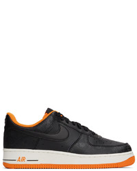 Nike Black Air Force 1 07 Premium Sneakers