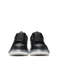 Alexander McQueen Black And Transparent Oversized Sneakers