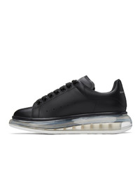 Alexander McQueen Black And Transparent Oversized Sneakers