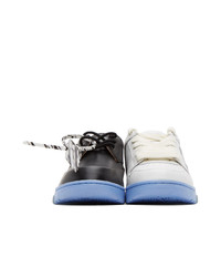 Off-White Black And White Half Half Sneakers