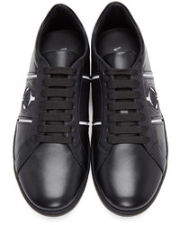 Versace Black And White Medusa Sneakers